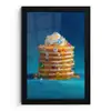 Pannenkoeken - Steentjes - Glitter - Slagroom fotolijst zwart zonder passe partout klein -3d
