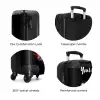 Tijger als Street Art Kunstwerk NBS - Handbagage koffer - Kinderen Unisex middel zzzzzzzbolletjes_ENG
