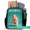 Hamster - Wortel - Dier Rugzak - Zwart middel -inhoud_NL