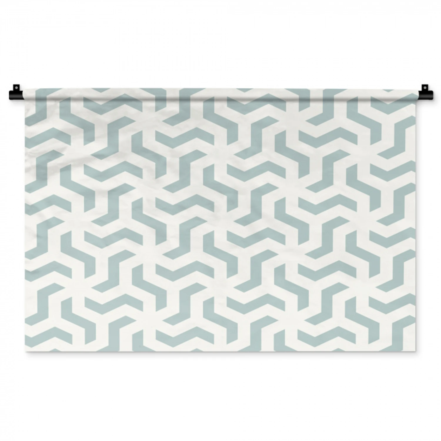 Patronen - Abstract - Groen - Geometrie Wandkleed katoen middel 269 -zz3d