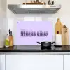 Mucho amor - Paars - Gelaagde letters Inductie beschemer met haakjes klein -sfeer2