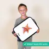 Oranje Zeester Illustratie Kinderkoffer - Zwart klein -sfeer4_NL