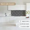 Geometrie - Patroon - Zwart keuken achterwand 2 middel 871 -sfeer4_NL