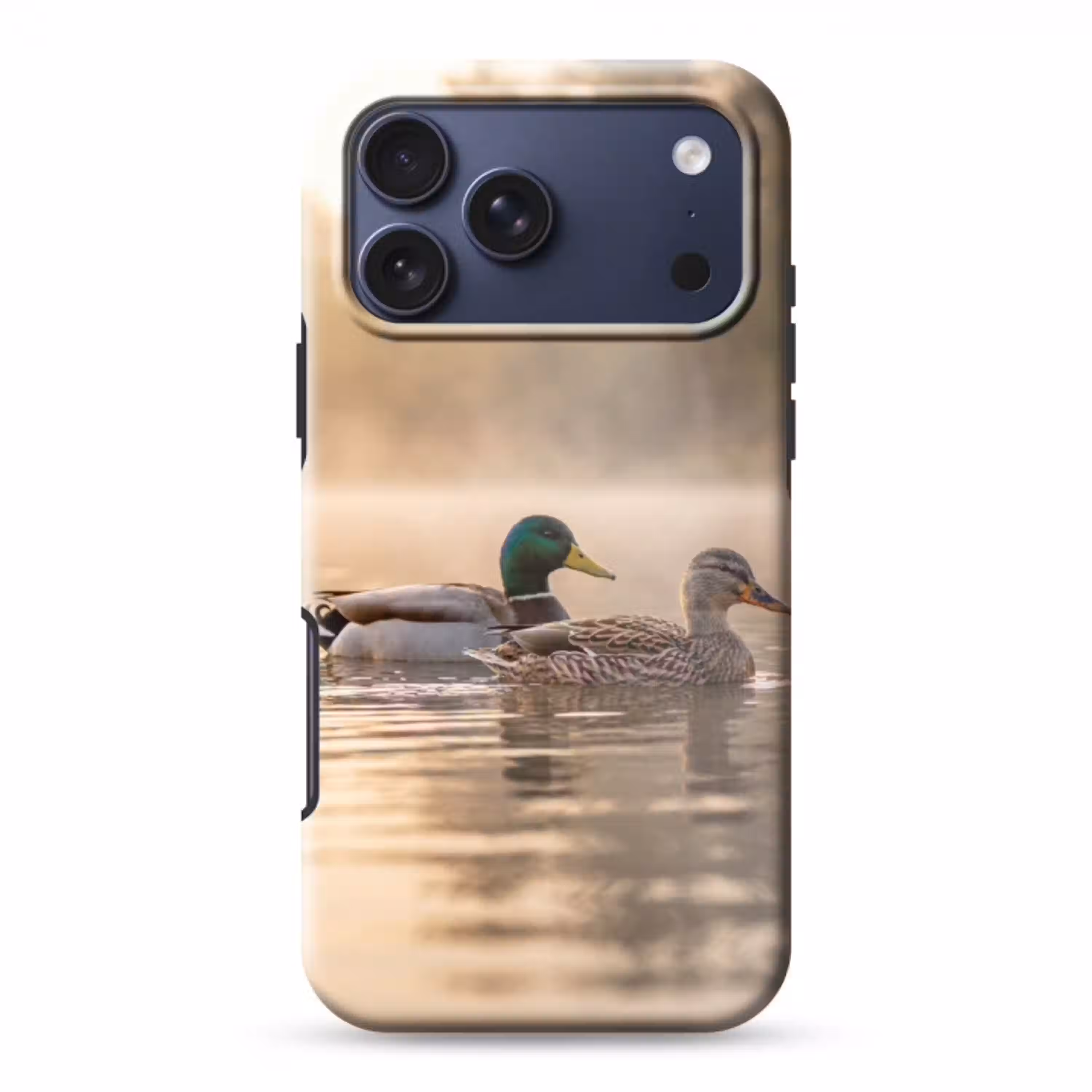 Eenden - Water - Mist - Natuur Toughcase MagSafe Apple iPhone 17 Pro Max klein -3d