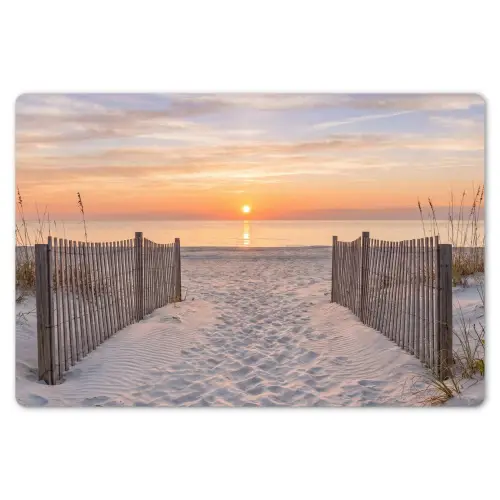 Zonsondergang - Strand - Zand Placemat vinyl groot -zzsfeer1_Kitchenyeah-website