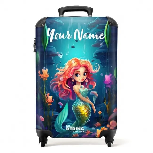 Suitcase with name - Coral Queen