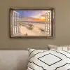 Doorkijk - Strand - Duinen - Natuur - Landschap canvas 2cm klein -sfeer3