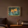 Paradijsvogel - Bloem - Exotisch Light Box met batterij (Wandlamp) middel -sfeer4