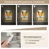 Vos - Oranje - Abstract - Driehoeken Light Box met kabel (Tafellamp) klein -USP_dimbaarNL