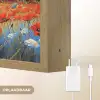 Klaproos - Bloemenveld - Kleurrijk Light Box met batterij (Wandlamp) middel -USP_websiteoplaadbaarNL