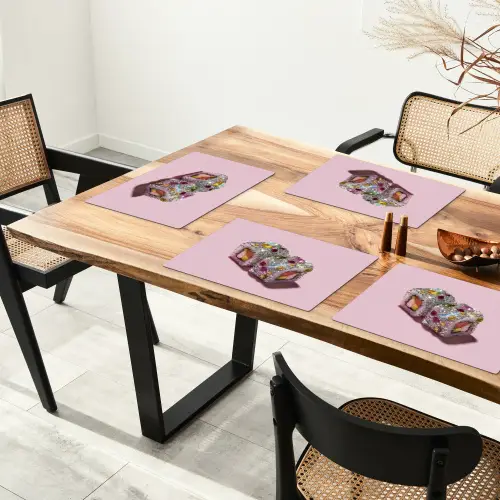 Sushi - Rolletjes - Steentjes - Kleurrijk Placemat vinyl groot -zzsfeer4_Kitchenyeah-website