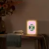 This is art - Tekst - Cirkel - Groen Light Box met kabel (Tafellamp) klein -sfeer4
