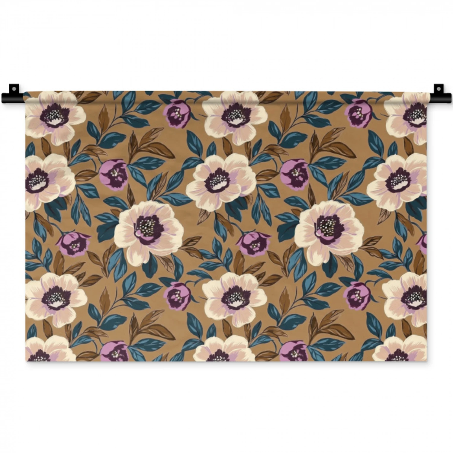 Floraal - Stilleven - Kleurrijk Wandkleed katoen klein 269 -zz3d