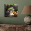 Doorkijk - Pad - Bloemen - Struik - Kleurrijk plexiglas 5mm klein -sfeer3