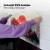 Rode zon - Rivier - brug - Bomen Inductie beschemer met haakjes middel -ky-ophangen-nl