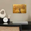 Goud - Boom - Abstract - Modern poster papier klein -sfeer1