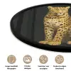Panter - Realistisch - Bruin Fotolijst rond zonder passe partout klein -closeup_NL