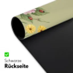 Botanisch - Bloemen - Kleurrijk Muismat XXL klein -ysfeer2_duits