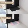 Nice - Paars - Roze Deurmat klein -voor-na_NL