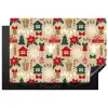 Illustratie - Kerst - Beige Inductie beschermer vinyl 3mm klein 276 -3d