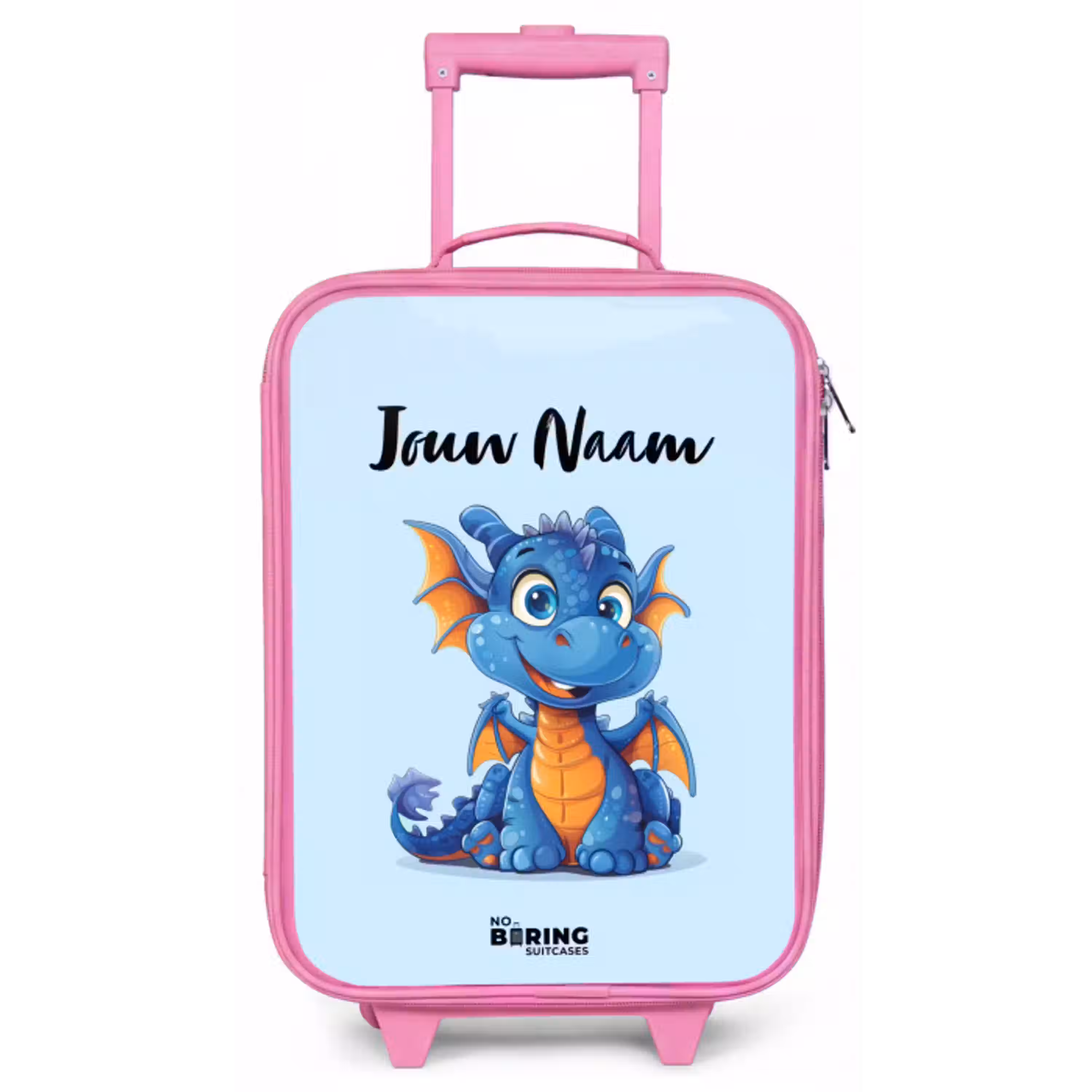Dinky draakje Kinderkoffer - Roze klein -zz3dotto