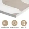 Abstracte bogen - Modern - Beige PET vilt klein -closeup_NL