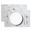 Schaakstuk - Loper - Zwart - Marmer Placemat vinyl groot -zzsfeer2_Kitchenyeah-website