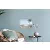 Palmbomen - Pad - Horizon Muursticker klein -plant