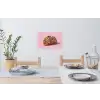 Taco - Kleurrijk - Edelstenen - Goud Muursticker klein -eettafel