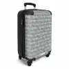 Donkergrijze halve cirkels NBS - Handbagage koffer - Kinderen Unisex middel -productfoto_3d