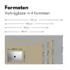 Zandkleur - Korrelige structuur - Beton Muismat XXL klein 681 -sfeer5