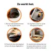 Leeuwen - Zonsondergang - Afrika - Savanne - Dieren Inductie beschermer vinyl 3mm klein -zzzzzzz-td-werking