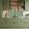 Retro - Design - Jaren 70 - Bloem keuken achterwand 2 middel 871 -sfeer3