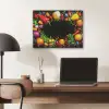 Groente - Graffiti - Kleurrijk - Koken - Abstract PET vilt klein -sfeer5