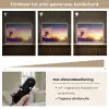 Paardenbloem - Bloemen - Zonsondergang - Horizon - Nacht Light Box met batterij (Wandlamp) middel -USP_dimbaarNL