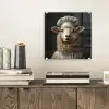 Schaap - Wol - Kok plexiglas 5mm klein -sfeer1