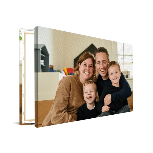 Foto op canvas - Productbeeld - Afbeelding van een familie