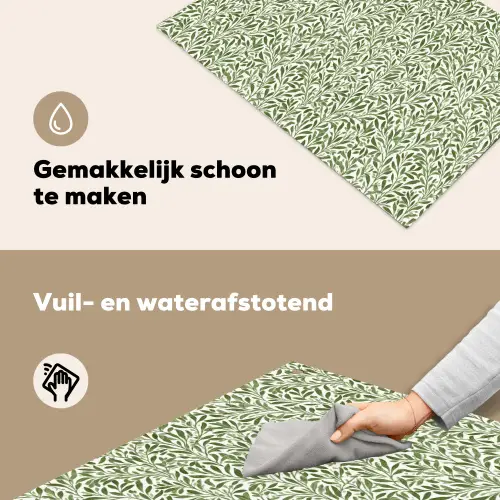Botanisch - Takken - Groen Inductie beschemer met haakjes klein 777 -ky-schoon-nl