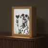 Zonnebril - Dalmatiër - Wijnglas - Tong Light Box met kabel (Tafellamp) klein -z3d_website