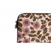 Bloemen - Bladeren - Kleurrijk laptophoes neopreen klein 279 -detail