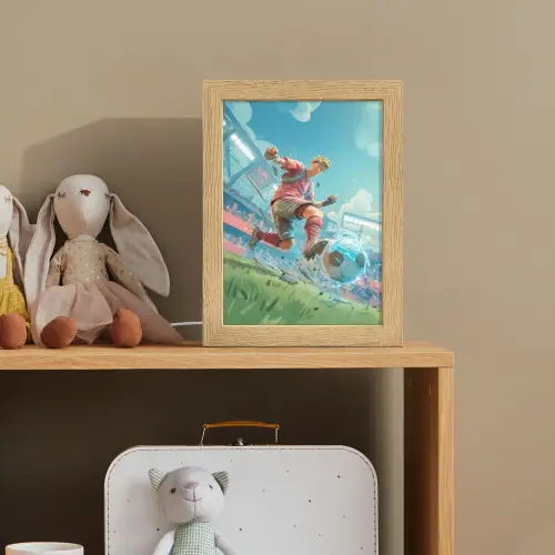 Stadion - Voetbal - Jongen - Rood Light Box met kabel klein -sfeer2_kind