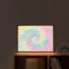 Pasteltinten - Tie dye - Roze Light Box met batterij (Wandlamp kind) middel -sfeer1_kind