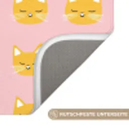 Katten - Patroon - Roze Badmat klein 997 -USP_AntislipDE