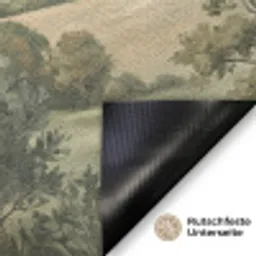 Landschap - Heuvels - Zandpad - Groen Deurmat klein -antislip_DE