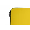 Smile - Roze - Geel laptophoes neopreen klein -detail