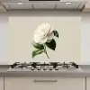 Cameliabloem - Wit - Groen keuken achterwand spatscherm klein -3d_website