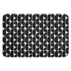Modern - Geometrisch - Zwart WCmat klein 1009 -3d