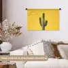 Cactus - Groen - Minimalistisch Wandkleed katoen klein -sfeer1