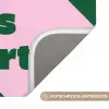 This is art - Schaduw - Roze Badmat klein -USP_AntislipDE