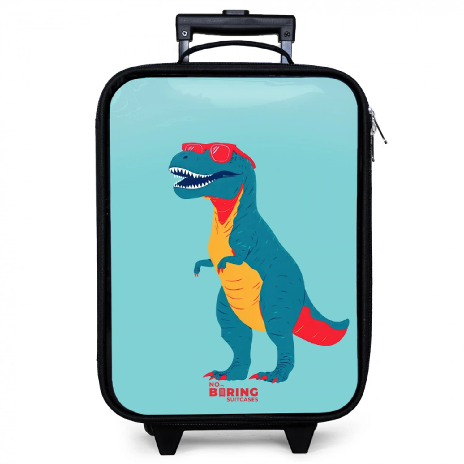 Coole T. rex met zonnebril Kinderkoffer - Zwart klein -zzz_website3d